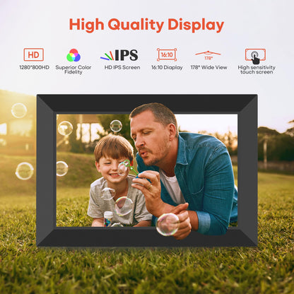 Frameo 10,1'' WiFi Digitaler Bilderrahmen - 32GB IPS Touch