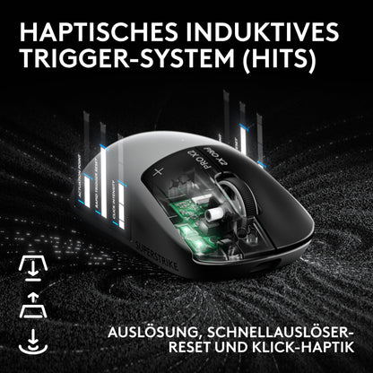 Logitech G PRO X2 SUPERSTRIKE LIGHTSPEED Gaming-Maus, weiss