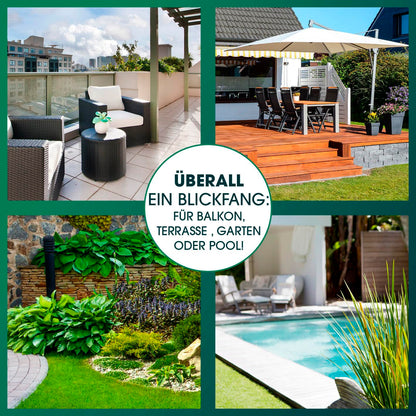 EASYmaxx LED Solarleuchte Kugel 30 cm mit Farbwechsel und Erdspiess