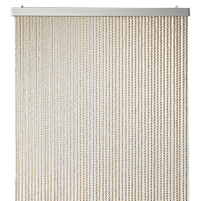 Kobolo Seilvorhang MARITIM beige, Fadenvorhang 90x185-195 cm