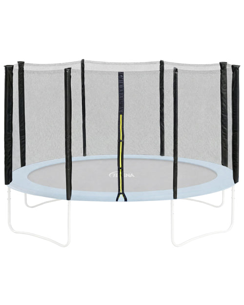 Terena Trampolin Ersatznetz 427 cm, Sicherheitsnetz für 8 Stangen, engmaschig mit farbig markiertem Reissverschluss