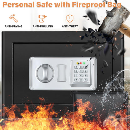 Digital Tresor 25L – Feuerfest, Möbeltresor mit Alarmanlage