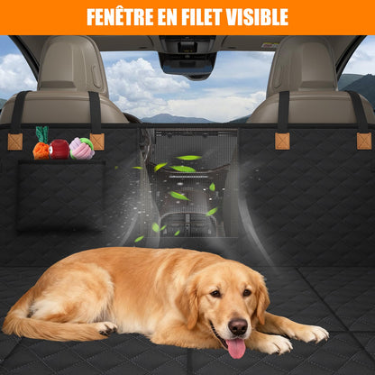 BMaoBBo Hundedecke Auto Rückbank 127x62 cm, wasserdicht, schwarz