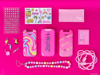 HMD Barbie Phone Flip Klapphandy 4G 2,8-Zoll-Display Power Pink