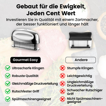 Gourmet Easy Fleischzartmacher MD1 aus Edelstahl, spülmaschinenfest