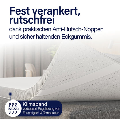 KNERST Duo Matratzentopper 90x200 cm, 7 Zonen und 2 Härtegrade