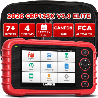 LAUNCH CRP123X V3.0 OBD2 Diagnosegerät mit 7 Reset-Funktionen