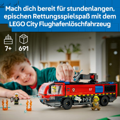 LEGO City Flughafenlöschfahrzeug 60499, Feuerwehrfahrzeug Bauset