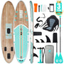 Niphean SUP Board 320cm – 2-Personen Paddleboard mit Sitz. Großes, flaches Board zum Stehpaddeln oder Sitzen zu zweit.