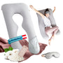 mimi kalu® DAS ORIGINAL Seitenschläferkissen mit Memory Foam. Ergonomisch geformt, stützt Kopf, Nacken und Knie von Seitenschläfern.