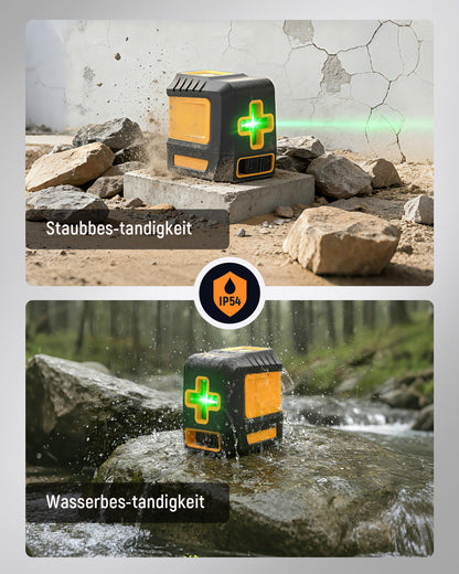 KAIWEETS T40 Kreuzlinienlaser grün, selbstnivellierend, 30 m