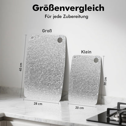 FINEYORKER Titan Schneidebrett 20 x 30 cm, doppelseitig, BPA-frei