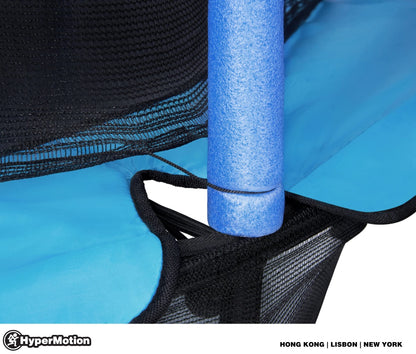 HyperMotion Kindertrampolin 140 cm mit Sicherheitsnetz, Indoor/Outdoor