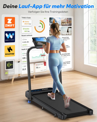 Cardirun Laufband TM037 Klappbar mit Steigung und LED-Display
