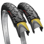 Fincci Fahrradreifen 700x40c Faltreifen mit Pannenschutz, 2er Pack – Fahrradmantel mit City-Profil für 28-Zoll-Räder