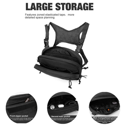 Mardingtop Taktische Brusttasche Molle Chest Rig für Outdoor