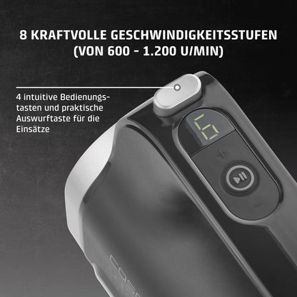 CASO Click & Mix Kabelloser Handmixer, 8 Stufen, mit Akku