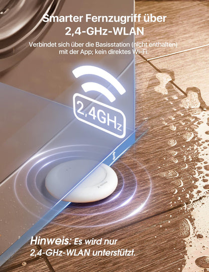 X-Sense SWS0A WLAN Wassermelder mit App-Warnungen, IP67 wasserdicht