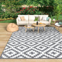 MOKANI Outdoor Teppich wetterfest, UV-beständig, 180 x 270 cm – wendbar, geometrisches Design