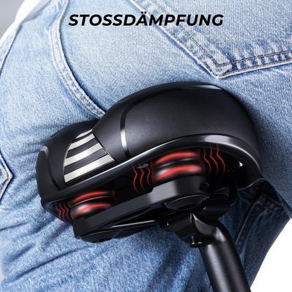 YOUNGDO Gel-Fahrradsattel, ergonomisch, mit wasserdichter Abdeckung
