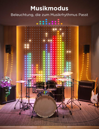 Govee Curtain Lights RGBIC LED Vorhang 520 LEDs 2x1.5m