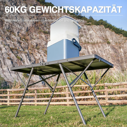 EVER ADVANCED Campingtisch faltbar 120x60 cm für 4-6 Personen