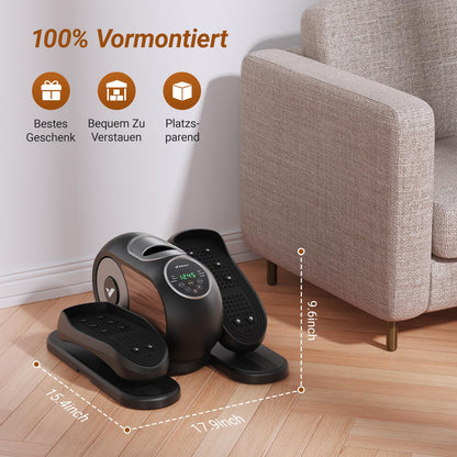 MERACH Mini elektrischer Crosstrainer – Untertisch Ellipsentrainer