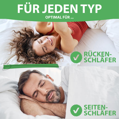 Welldora Premium Nackenstützkissen 3 Kammern 40x80 mittelfest
