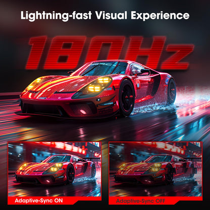 KOORUI Gaming Monitor 27" QHD 180Hz 1ms 1500R Curved