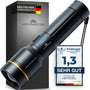 LICHTMEISTER LED Taschenlampe LM_T2000, 2000 Lumen, aufladbar, Aluminiumgehäuse
