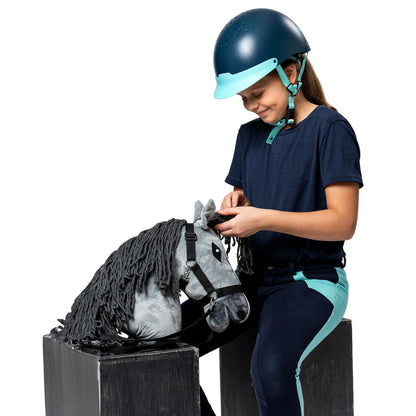 SKIPPI Hobby Horse A3 Steckenpferd Grau im Set