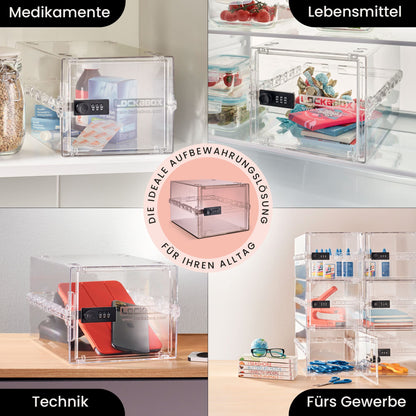 Lockabox One abschliessbare Aufbewahrungsbox mit Zahlenschloss