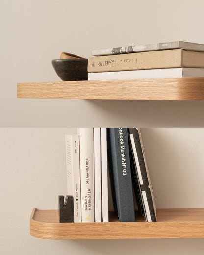 Kazai.® Toke 2 Hängeregale – Echtholz-Veneer Eiche