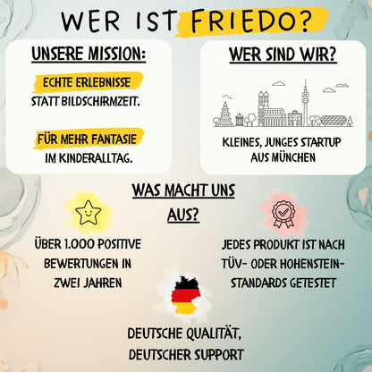 FRIEDO 2in1 Kindersitzgruppe aus lackiertem Holz mit Matschtisch