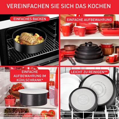 Tefal Ingenio Unlimited On Pfannenset 3-teilig, 22/26 cm, Induktion