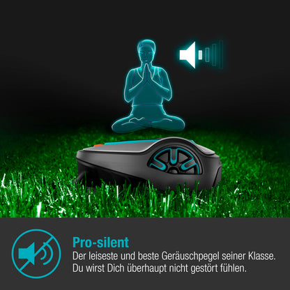 Gardena smart SILENO City 600 Mähroboter Set mit smart Gateway