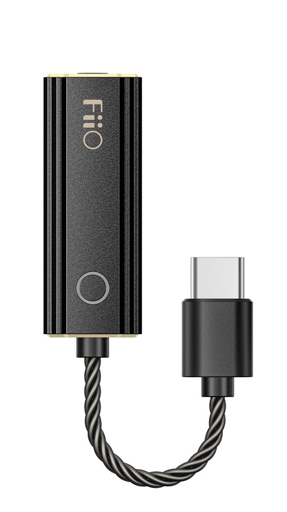 FiiO JadeAudio KA1 Kopfhörer-Verstärker USB-DAC - Typ C, Schwarz. Schwarzer, kompakter USB-DAC verstärkt Kopfhörer-Audio.