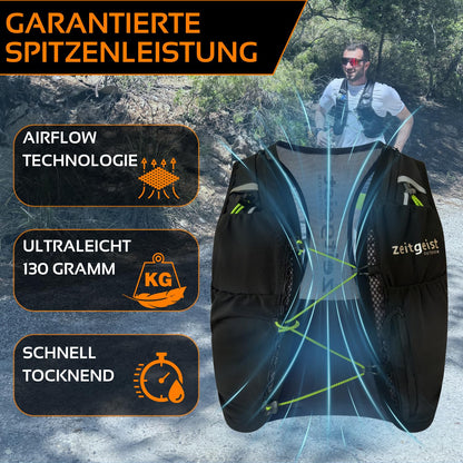 zeitgeist OUTDOOR Laufweste Urban Fit 2 Trinkweste 2 L Unisex