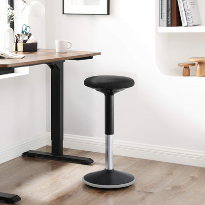 SONGMICS Dynamischer Sitz-Stehhocker OSC05BK – Höhenverstellbar, Schwarz