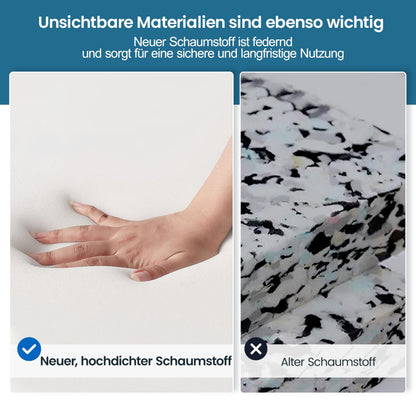 Yaheetech Ergonomischer Bürostuhl Drehstuhl - Schwarz