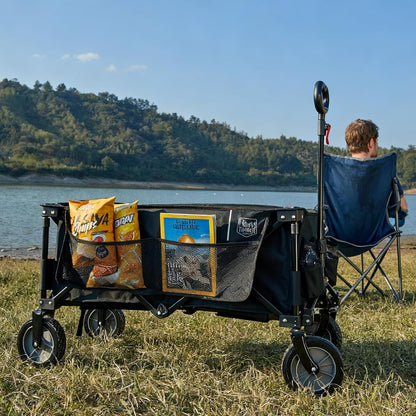 TIMBER RIDGE XXL Bollerwagen faltbar mit verstellbarem Griff