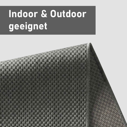 Taracarpet In- & Outdoor Teppich Sisaloptik Anthrazit 160x220 cm