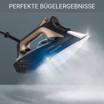 Rowenta Focus Excel Dampfbügeleisen DW5325, 2700 W, schwarz/kupfer