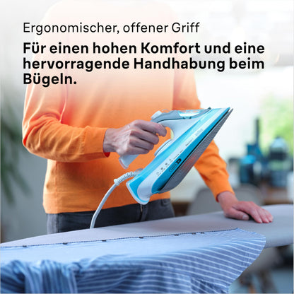 Braun TexStyle 5 SI 5006 BL Dampfbügeleisen, 2600 W, blau