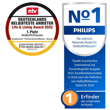 Philips Airfryer 3000 Series Heissluftfritteuse 4.2L Sichtfenster