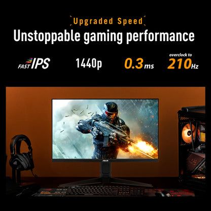 ASUS TUF Gaming VG27AQL5A 27 Zoll WQHD Gaming Monitor 210Hz