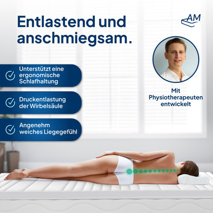 Premium Plus Gelschaum-Topper RG 50 – 180x200 cm, 8cm