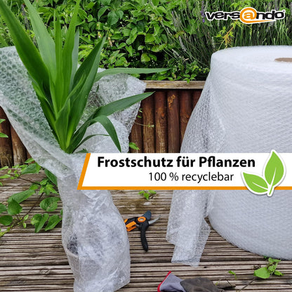 versando Luftpolsterfolie 2 Rollen je 100 m x 50 cm Noppenfolie