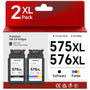 Cebhink PG-575 CL-576 XL Tintenpatronen kompatibel für Canon Pixma, Multipack mit Schwarz- und Colorpatrone