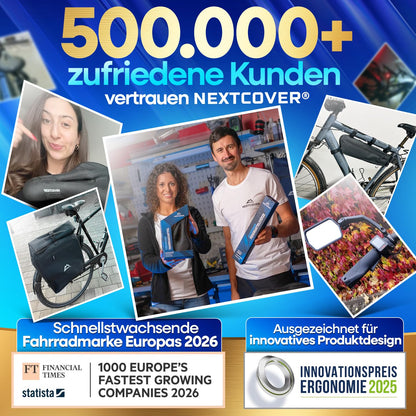 NEXTCOVER Fahrradsattel Memory-Foam 3.0, ergonomisch, Damen & Herren